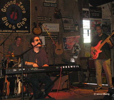 Conrad at Ground Zero Blues Club Clarksdale, Mississippi 2010