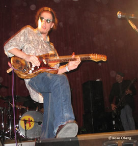 Conrad performs Johnny Winter set Woodstock show, Plaza Theatre,  Orlando 2010 